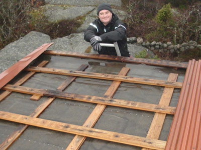 Byggnation och reparationer i Marstrands skärgård